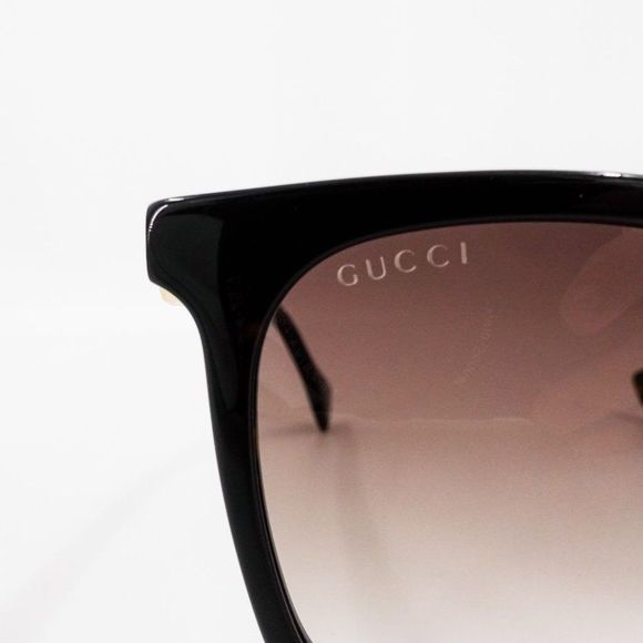 Gucci GG1071 Women's Square Sunglasses Brown - Picture 8 of 13